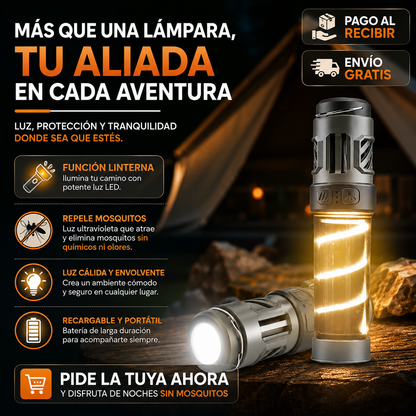 ⚡Lámpara Repelente de Mosquitos 3 en 1🎯La Solución Inteligente Contra los Mosquitos ¡OFERTA EXCLUSIVO HOY!🔥