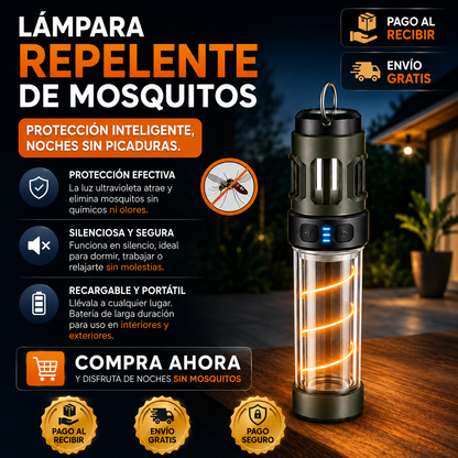 ⚡Lámpara Repelente de Mosquitos 3 en 1🎯La Solución Inteligente Contra los Mosquitos ¡OFERTA EXCLUSIVO HOY!🔥