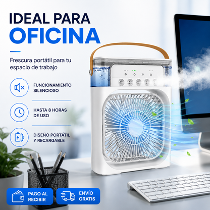 ❄️Climatizador Evaporativo Portátil 4 en 1–Refresca y Humedece tu Espacio ¡Envío Gratis en 24H!🔥