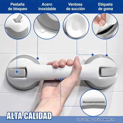 SafeGrip Soporte de Seguridad con Ventosa + Guia de Seguridad en el Baño — REGALO EXCLUSIVO🔥