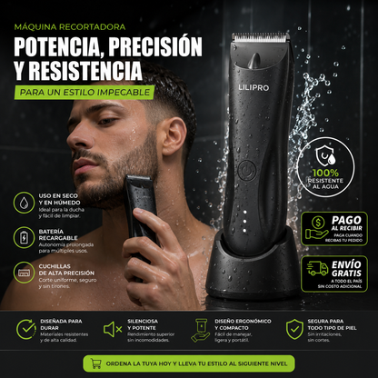 💈Máquina Corporal Impermeable - Precisión Profesional Sin Irritación🛡️¡Envío Gratis en 24H!🔥