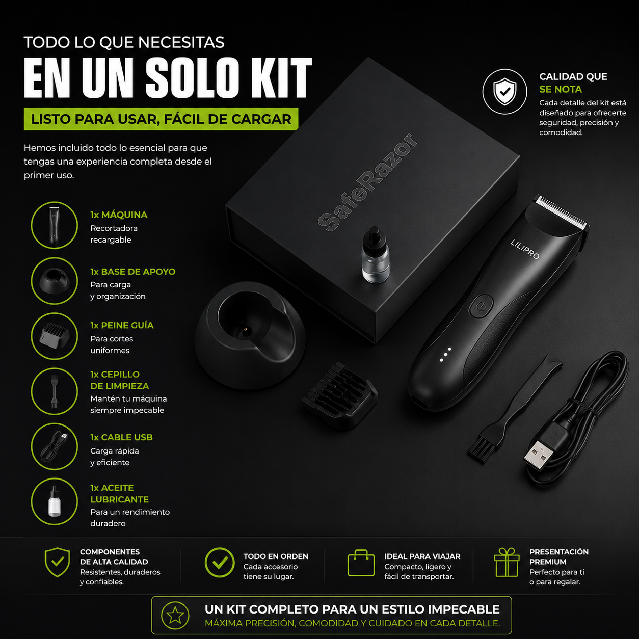 💈Máquina Corporal Impermeable - Precisión Profesional Sin Irritación🛡️¡Envío Gratis en 24H!🔥
