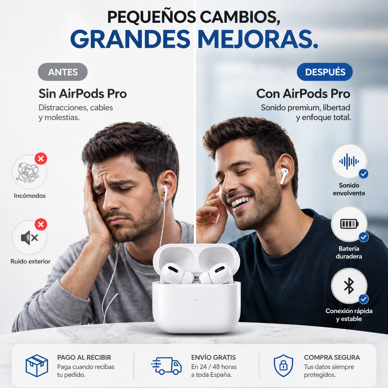 🎧 AirPods PRO 5.3 Premium -  Sonido Premium y Libertad Total ¡OFERTA EXCLUSIVA DISPONIBLE HOY!🔥