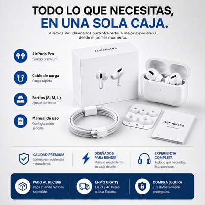 🎧 AirPods PRO 5.3 Premium -  Sonido Premium y Libertad Total ¡OFERTA EXCLUSIVA DISPONIBLE HOY!🔥