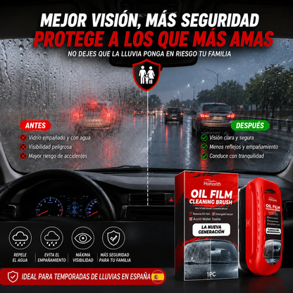🛡️Limpiador de Películas para Parabrisas – Visión Clara y Conducción Segura🚗¡Envío Gratis en 24h!🔥