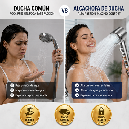 🚿Alcachofa de Alta Presión 3 en 1: Convierte tu ducha en una experiencia de spa 🚚¡Envío Gratis!🔥
