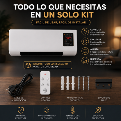 ❄️MINI AIRE ACONDICIONADO 2 EN 1: Calienta en inverno y refresca en verano🚚¡Envío Gratis en 24H!🔥