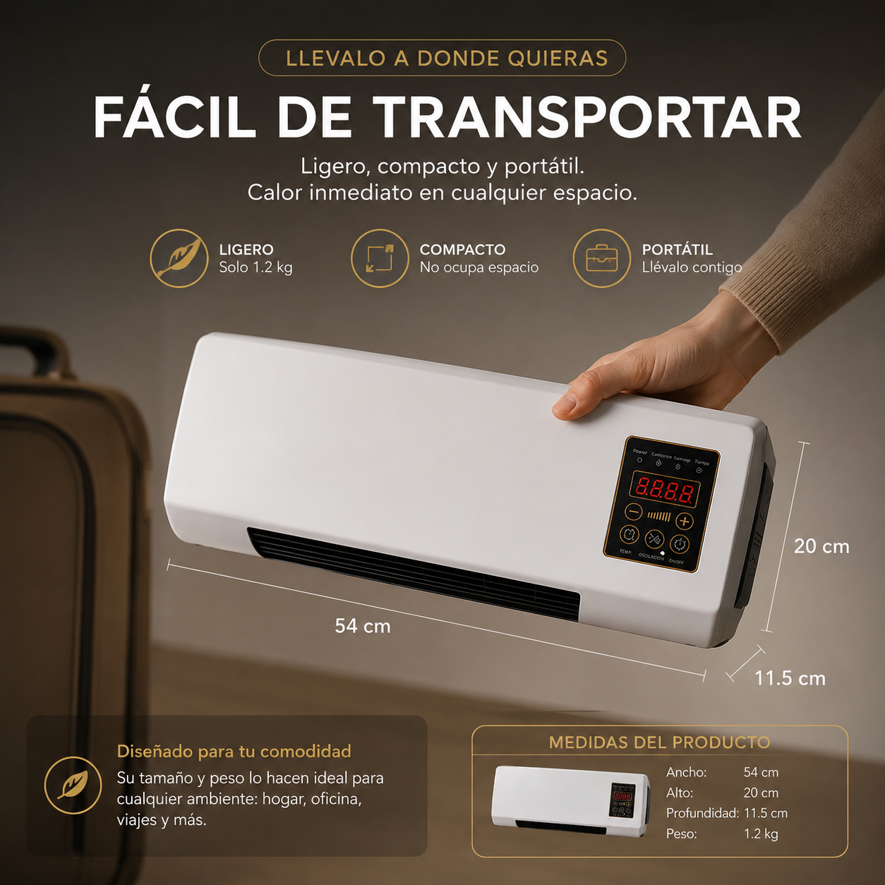 ❄️MINI AIRE ACONDICIONADO 2 EN 1: Calienta en inverno y refresca en verano🚚¡Envío Gratis en 24H!🔥