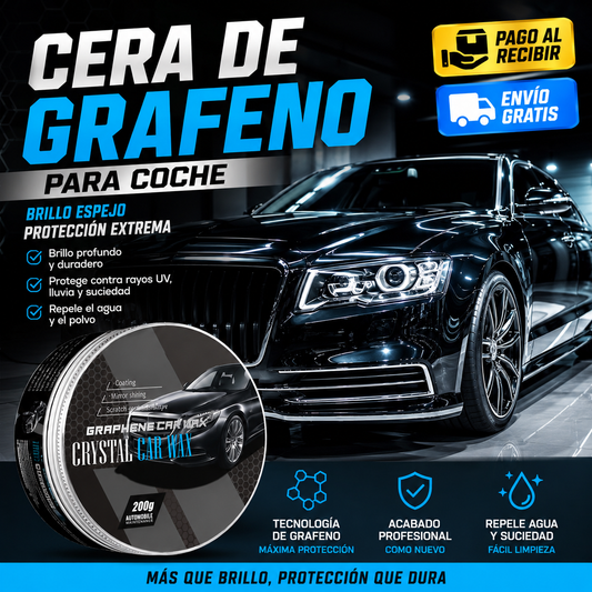 ✨Cera de Grafeno para Coche – Brillo Espejo y Protección de Larga Duración 🚗¡Envío Gratis en 24H!🔥