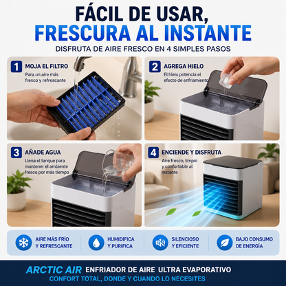 ❄️Mini Aire Enfriador Portátil: Disfruta de aire más Fresco en segundos🚚¡Envío Gratis en 24H!🔥