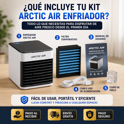 ❄️Mini Aire Enfriador Portátil: Disfruta de aire más Fresco en segundos🚚¡Envío Gratis en 24H!🔥