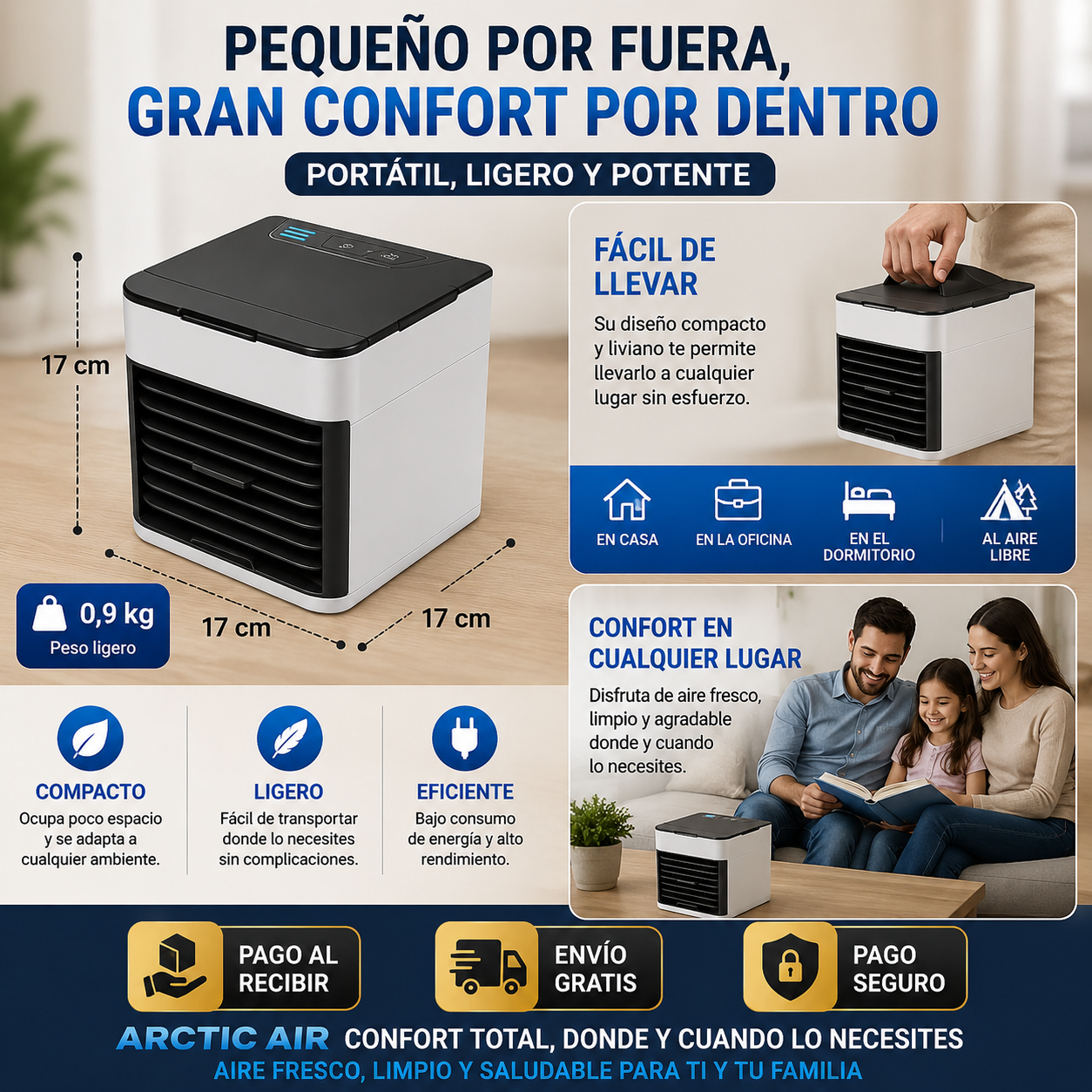 ❄️Mini Aire Enfriador Portátil: Disfruta de aire más Fresco en segundos🚚¡Envío Gratis en 24H!🔥
