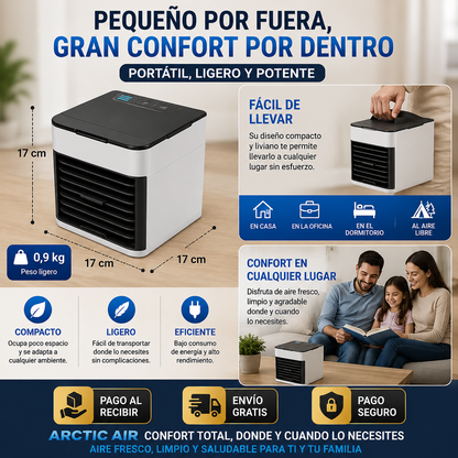 ❄️Mini Aire Enfriador Portátil: Disfruta de aire más Fresco en segundos🚚¡Envío Gratis en 24H!🔥