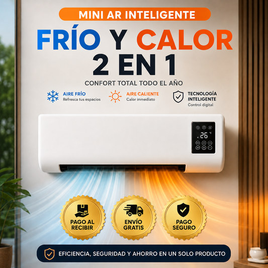 ❄️MINI AIRE ACONDICIONADO 2 EN 1: Calienta en inverno y refresca en verano🚚¡Envío Gratis en 24H!🔥